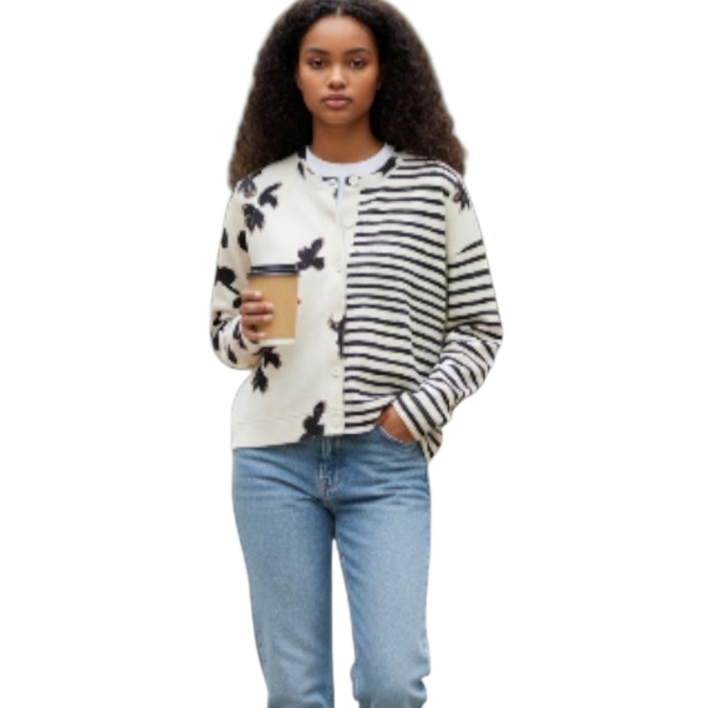 Marc By Marc Jacobs Patchwork Cardigan Women's Size Large NWOT $520
